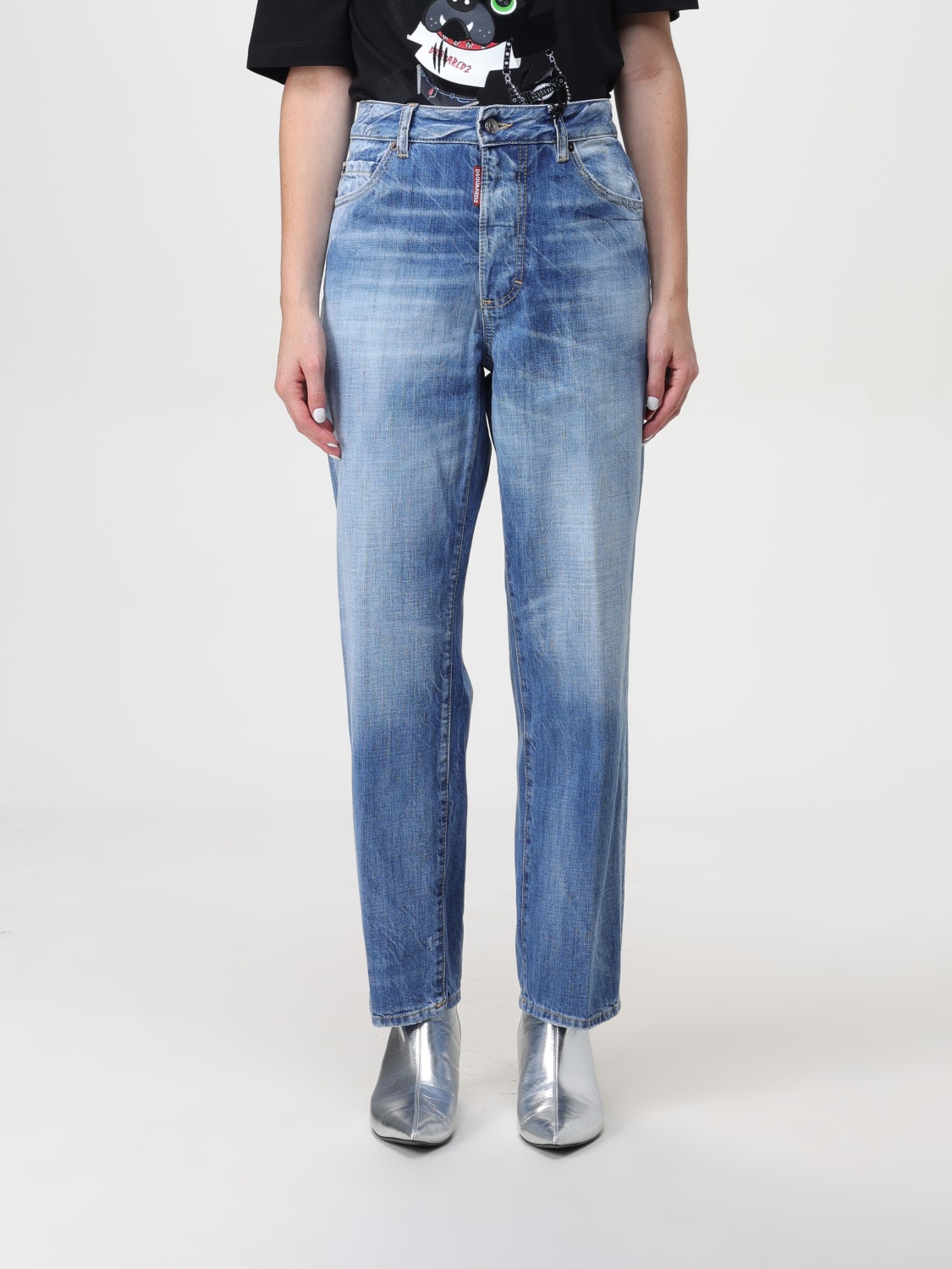 Giglio Jeans Dsquared2 in denim di cotone