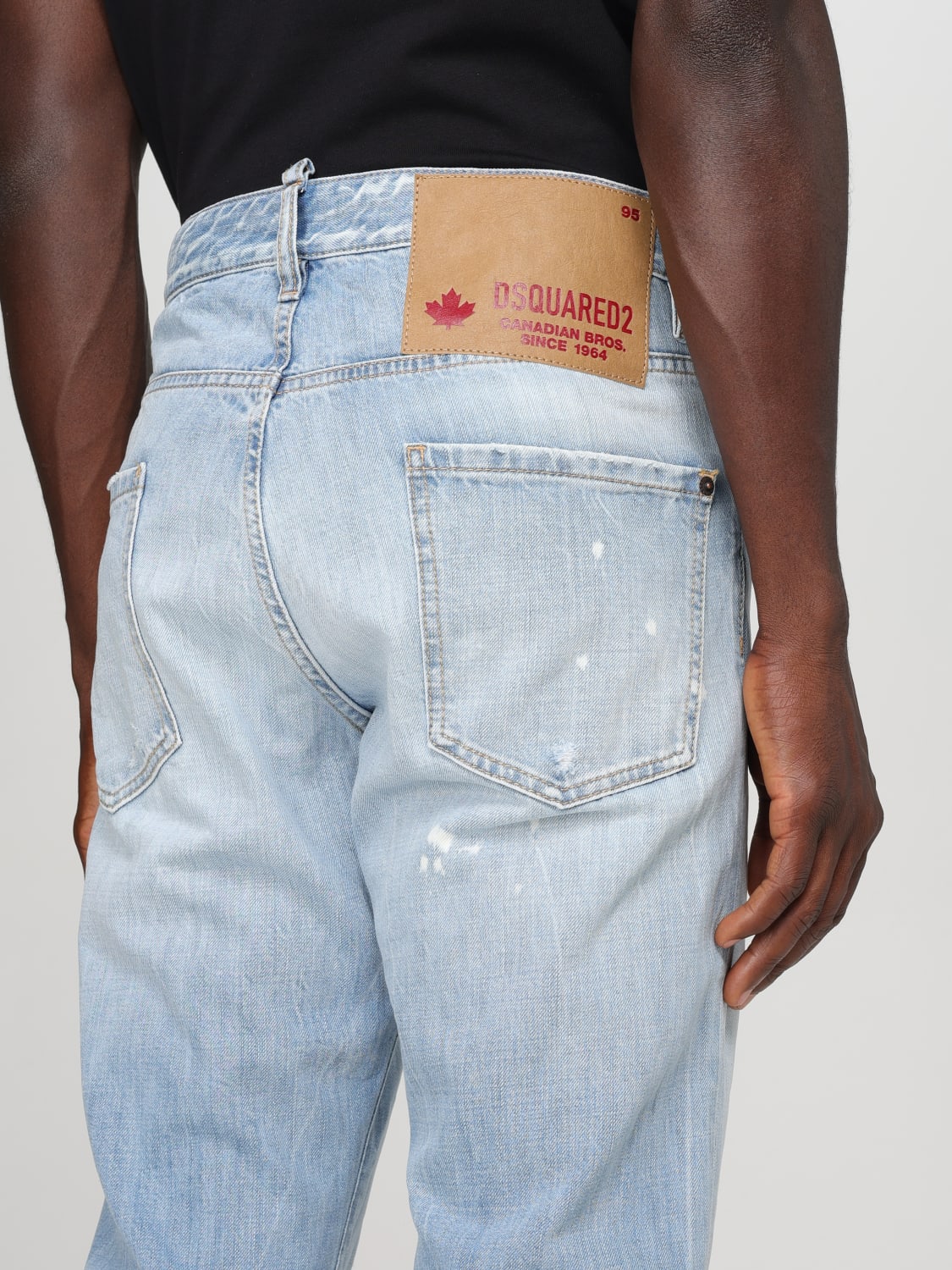 DSQUARED2 JEANS: Jeans homme Dsquared2, Denim - Img 4