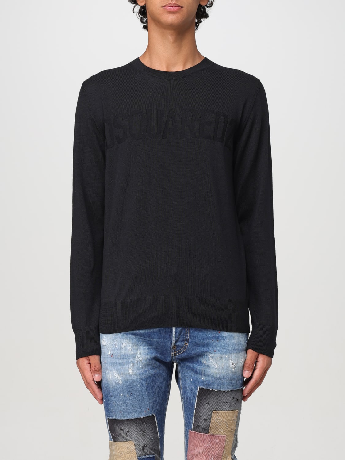 DSQUARED2 SWEATER: Sweater men Dsquared2, Black - Img 1