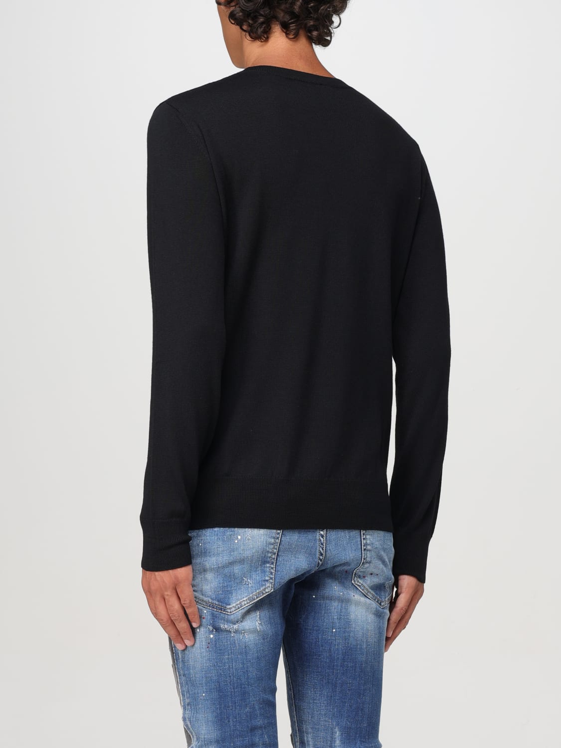 DSQUARED2 SWEATER: Sweater men Dsquared2, Black - Img 2