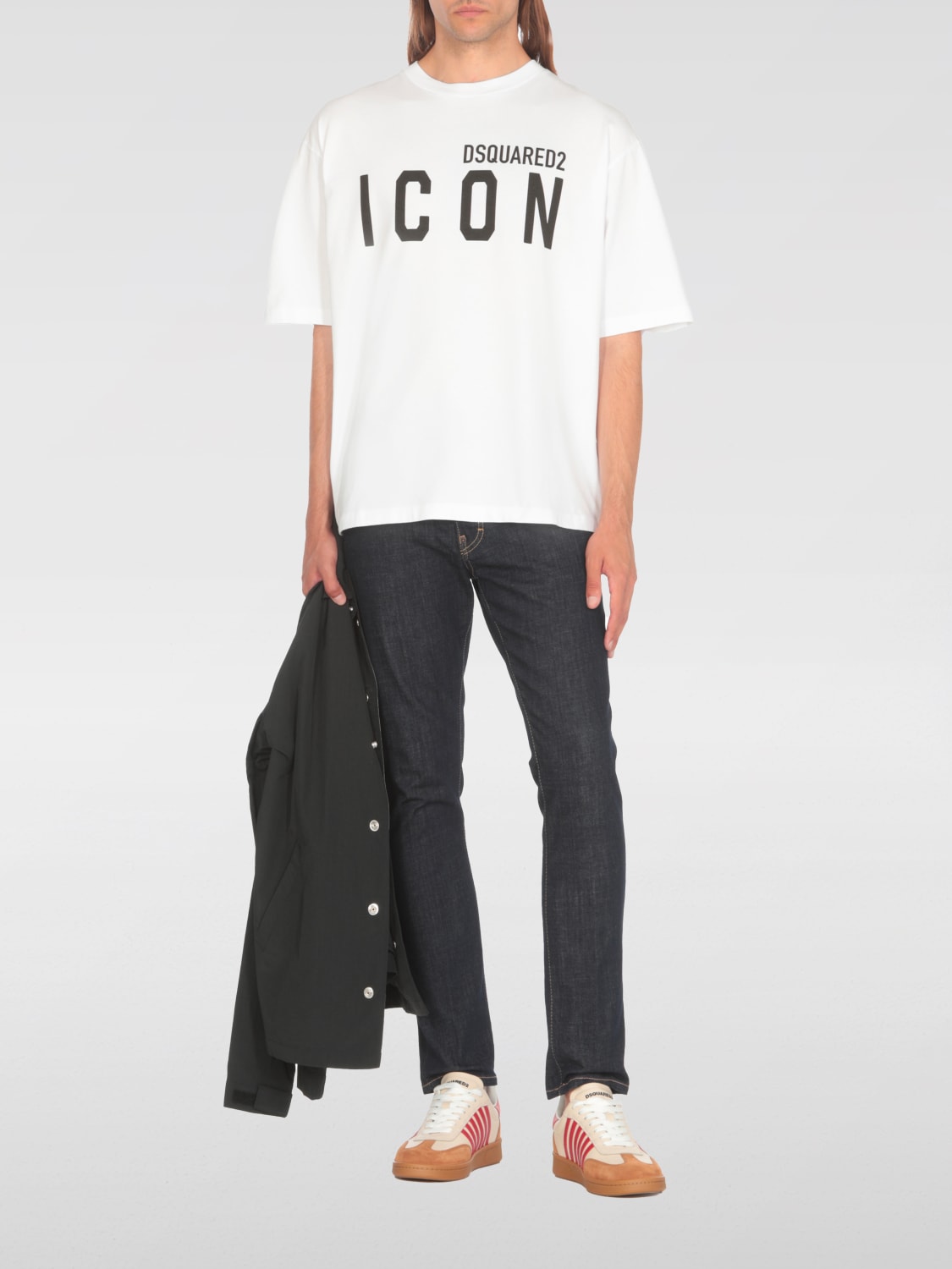 DSQUARED2 T-SHIRT: T-shirt homme Dsquared2, Blanc - Img 2