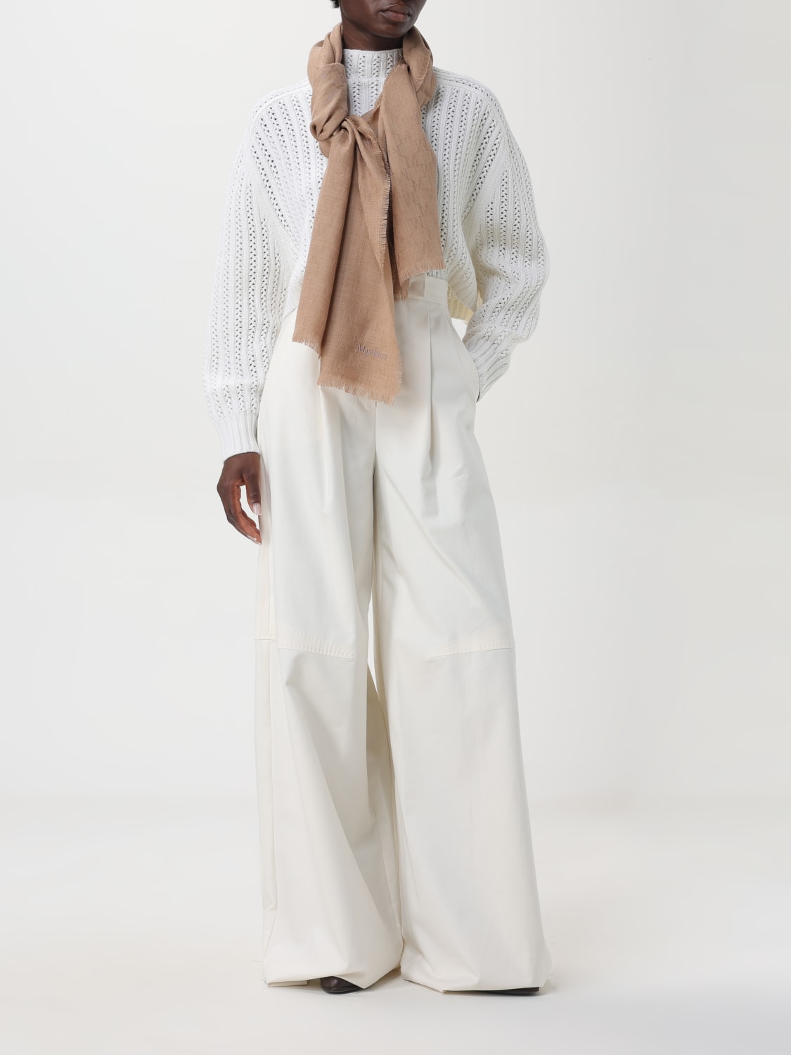 MAX MARA PANTS: Pants woman Max Mara, Cream - Img 2