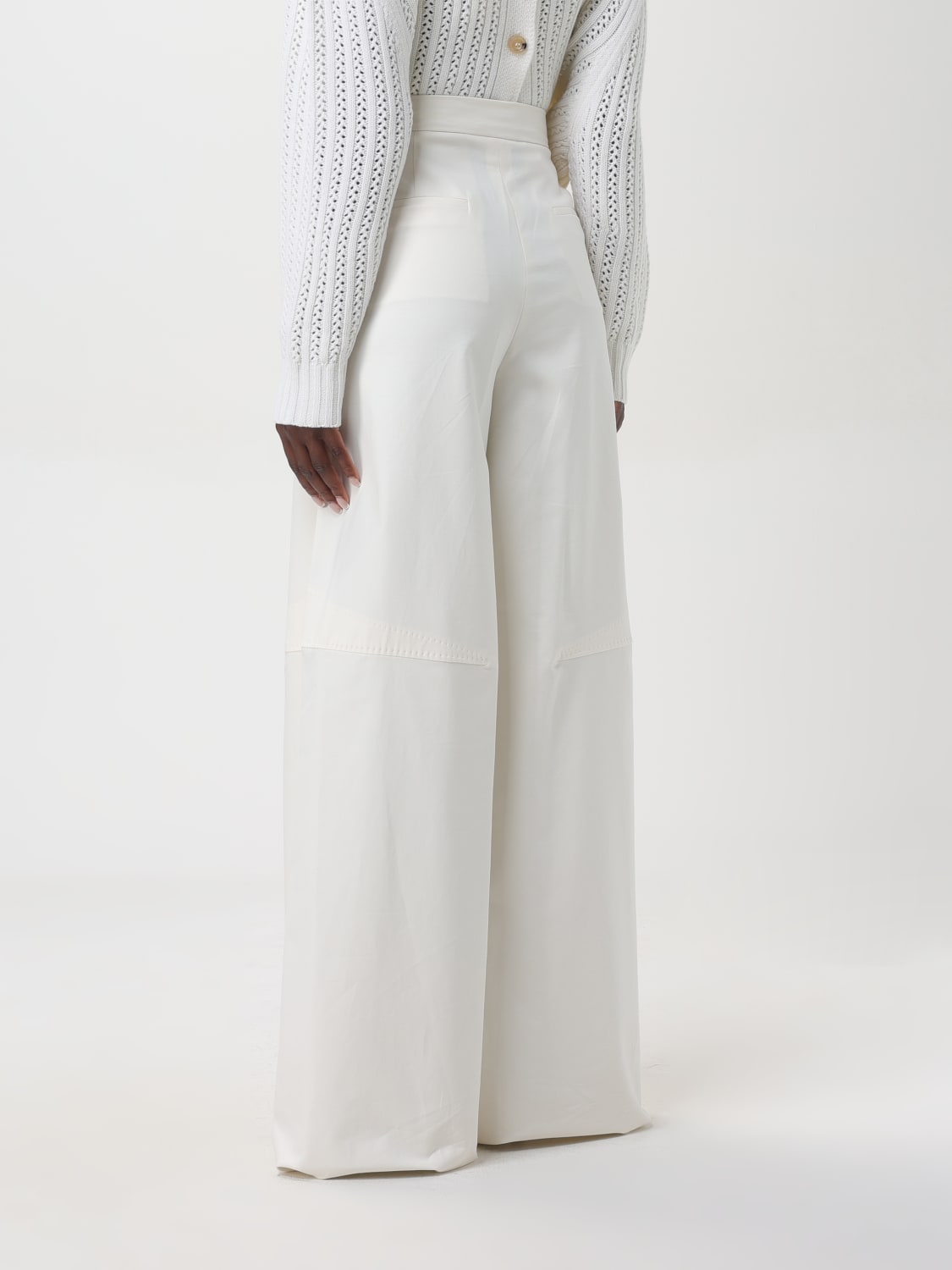 MAX MARA PANTS: Pants woman Max Mara, Cream - Img 3