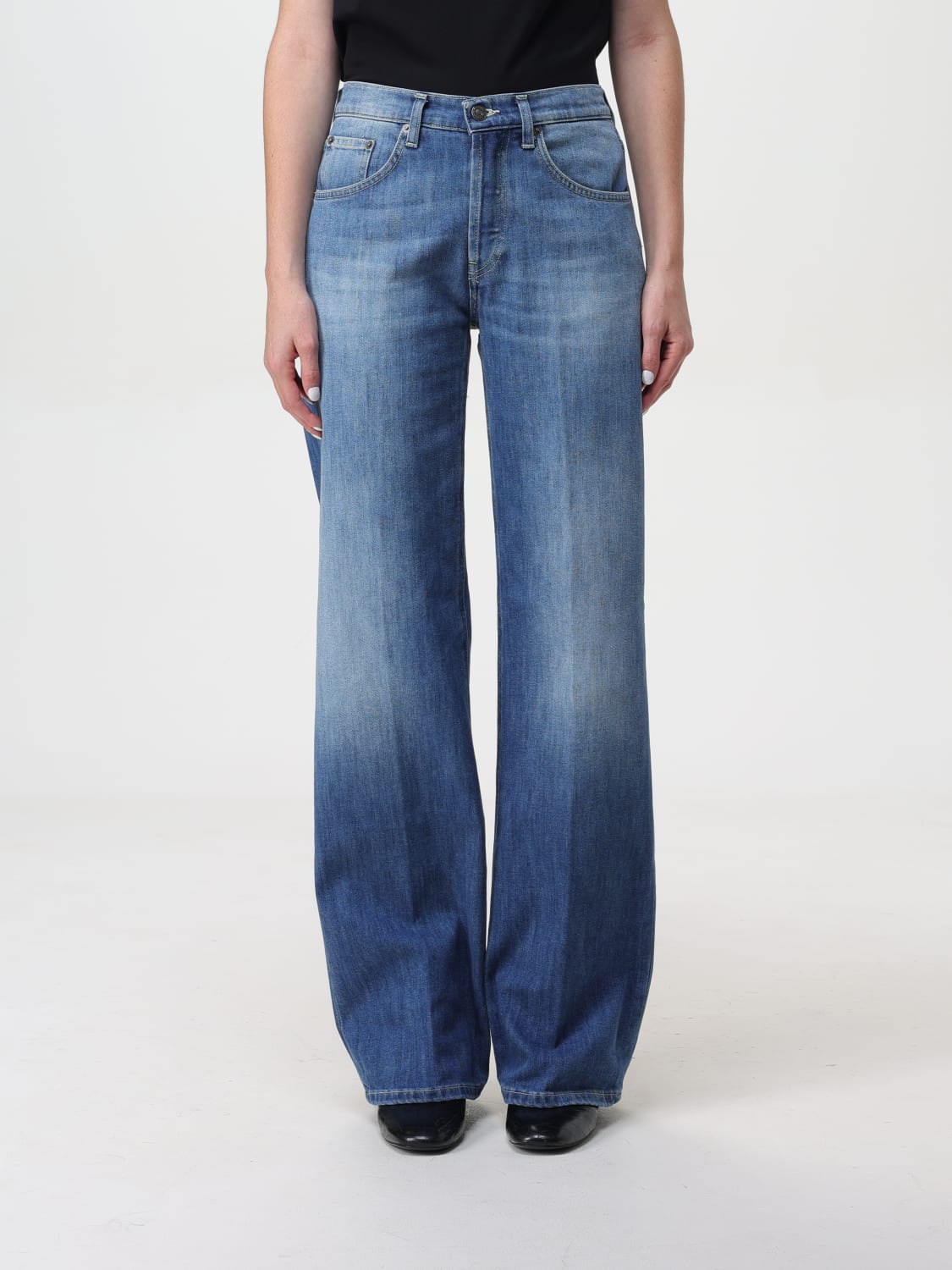 DONDUP JEANS: Jeans Dondup in denim di cotone , Denim - Img 1