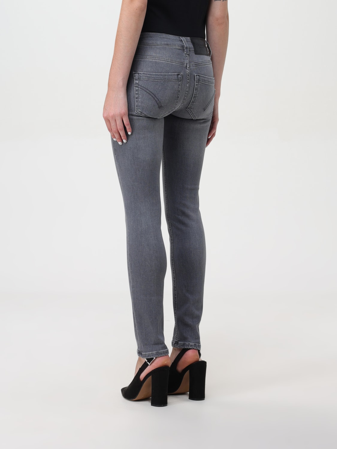 DONDUP JEANS: Jeans Dondup in denim , Grigio - Img 2