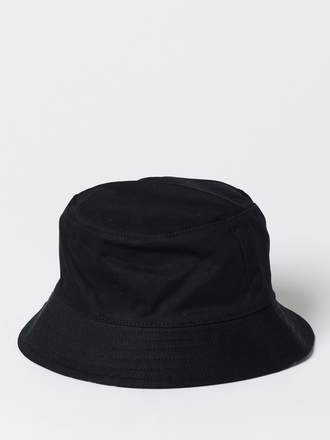 PALM ANGELS CAPPELLO: Cappello Palm Angels in cotone con stampa logo , Nero - Img 2