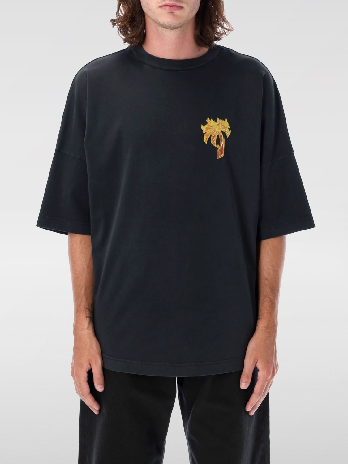 PALM ANGELS T-SHIRT: T-shirt men Palm Angels, Black - Img 1