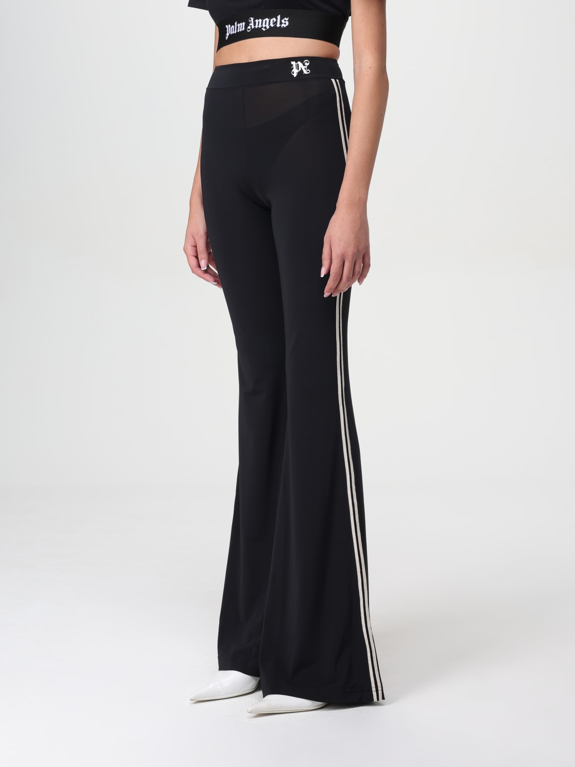 PALM ANGELS: Pants woman - Black | Palm Angels pants