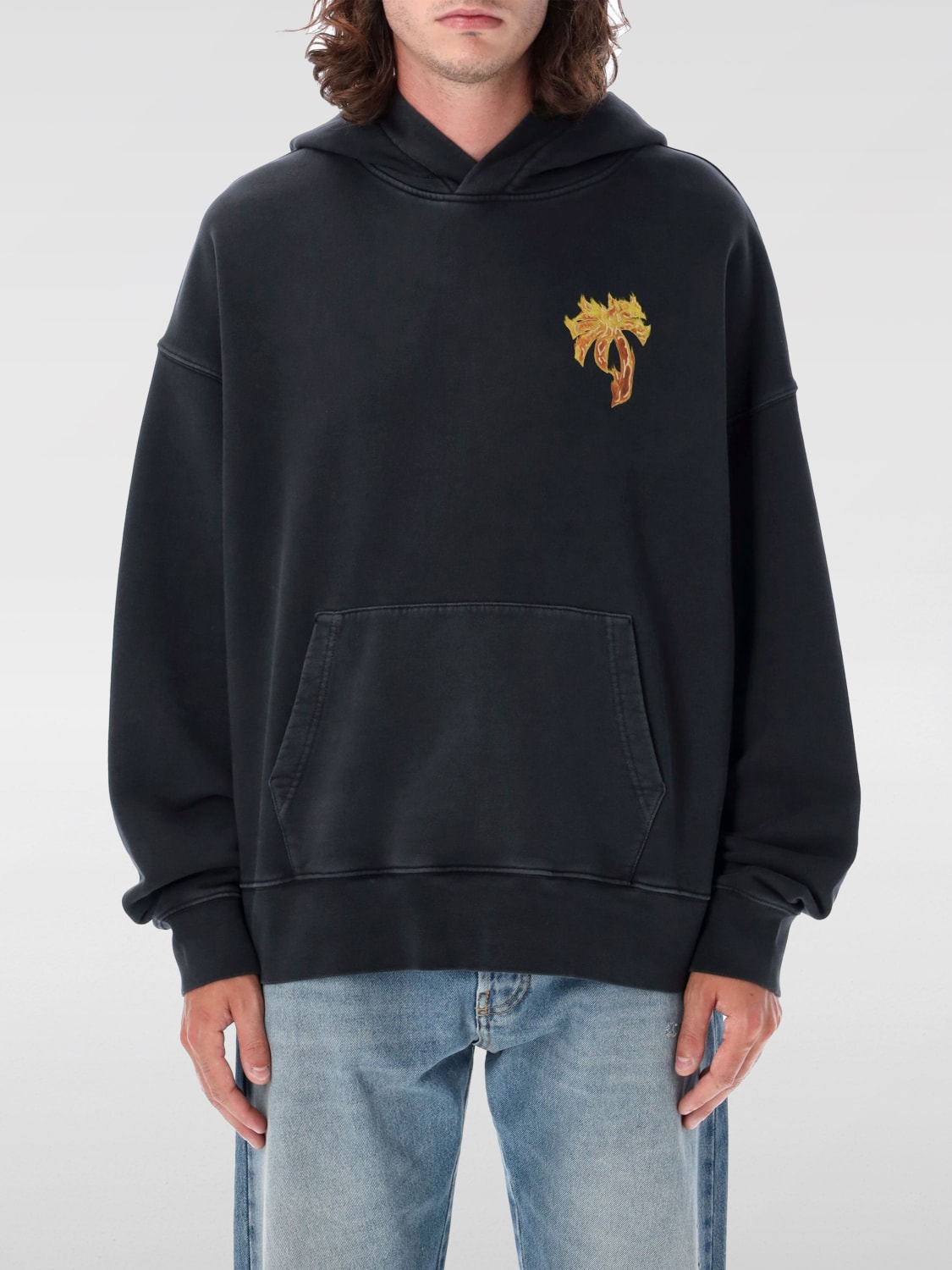 PALM ANGELS SWEATSHIRT: Sweatshirt men Palm Angels, Black - Img 1