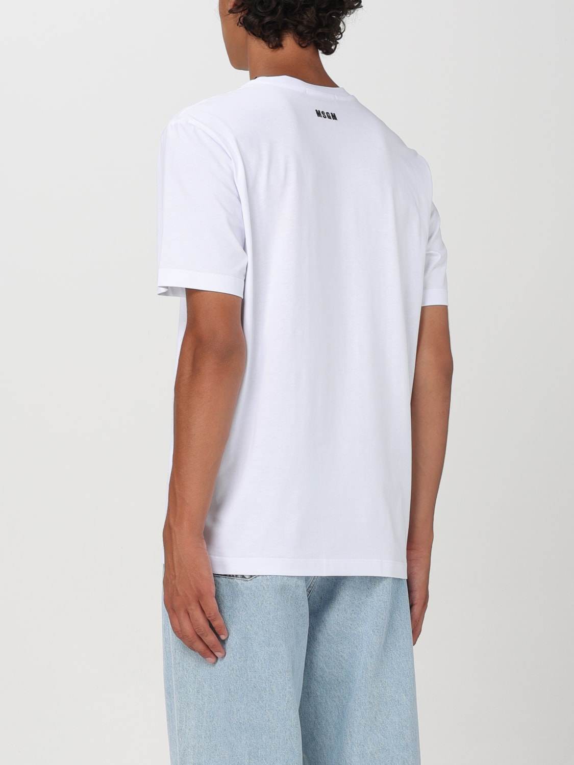 MSGM T-SHIRT: T-shirt men MSGM, White - Img 2