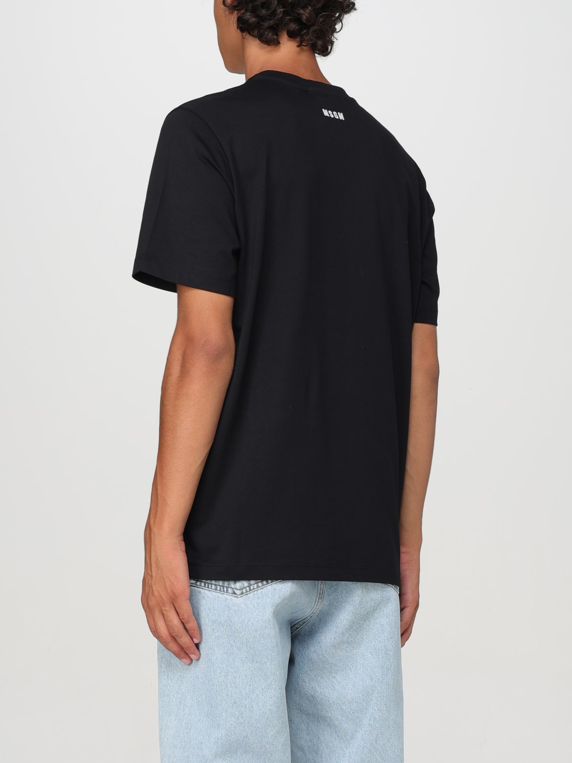 MSGM T-SHIRT: T-shirt men MSGM, Black - Img 2