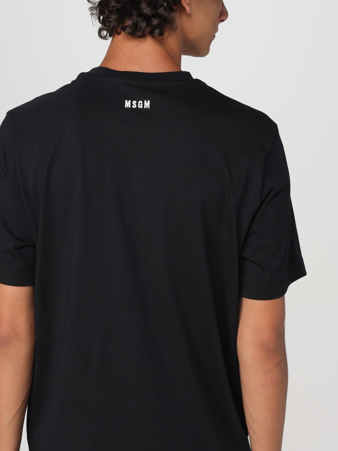 MSGM T-SHIRT: T-shirt men MSGM, Black - Img 3