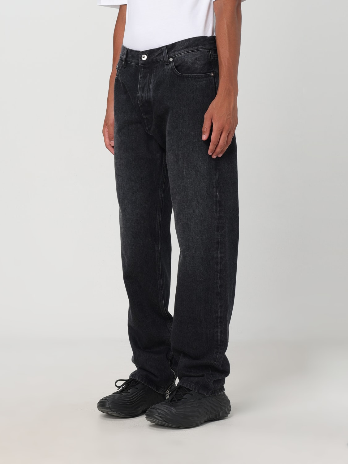 OFF-WHITE JEANS: Jeans men Off-white, Black - Img 4