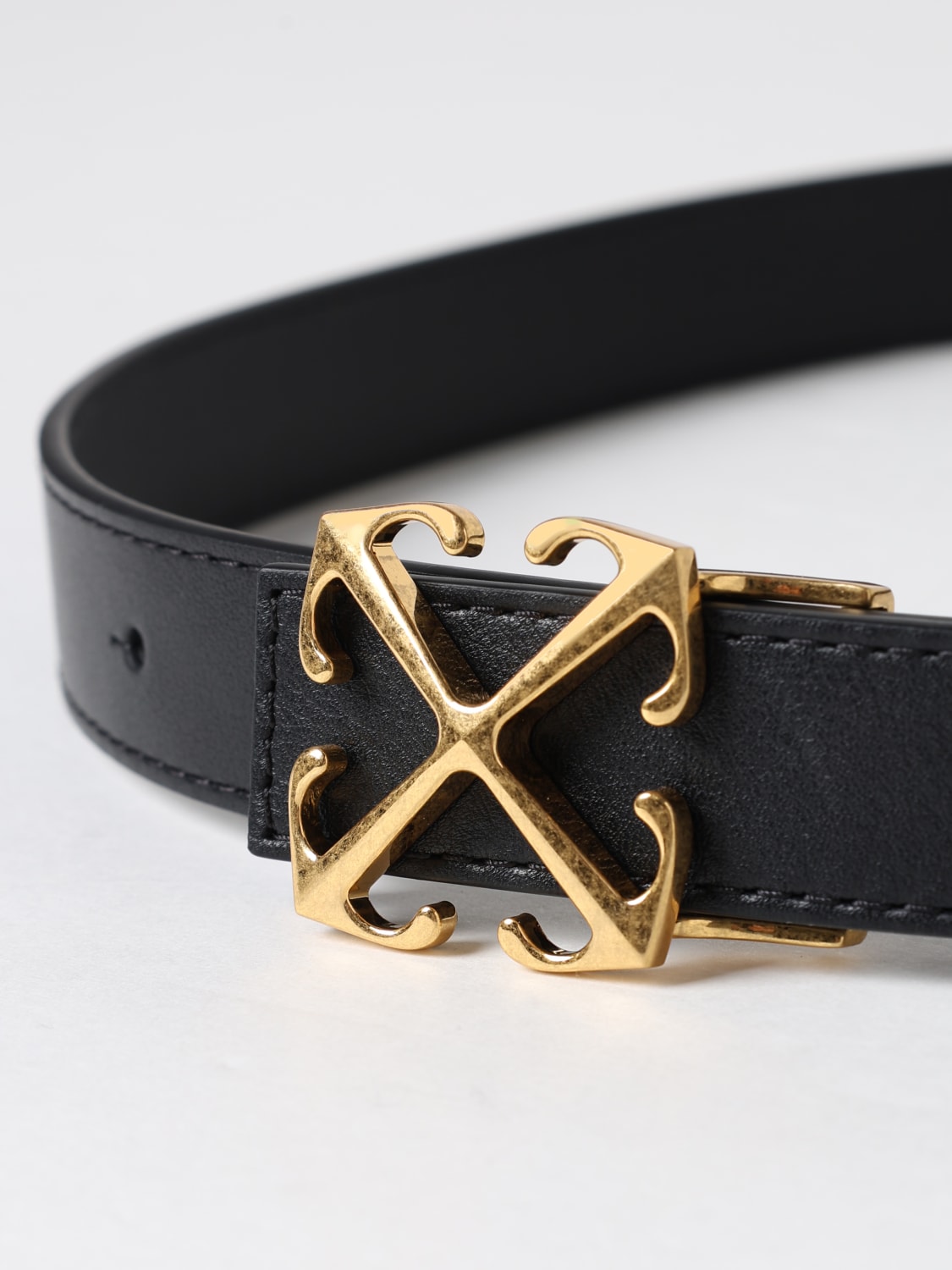 OFF WHITE Ceinture femme Noir Ceinture Off White OWRB133C99LEA0011000 en ligne sur GIGLIO.COM