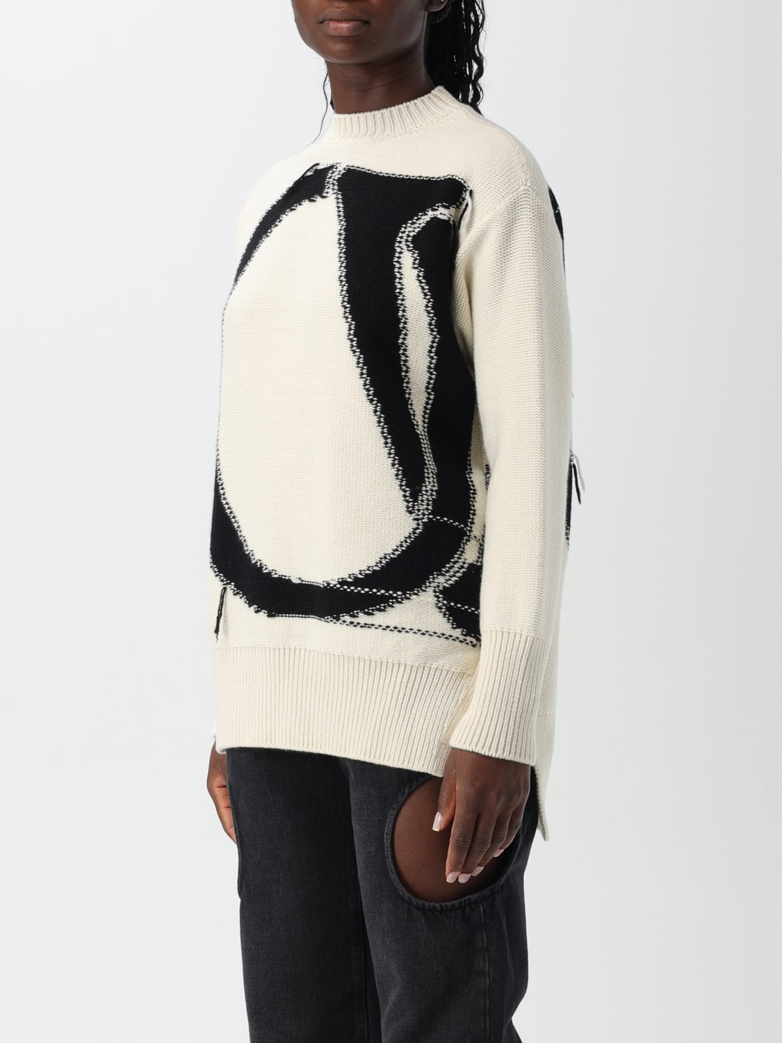 OFF-WHITE SWEATER: Sweater woman Off-white, White - Img 4