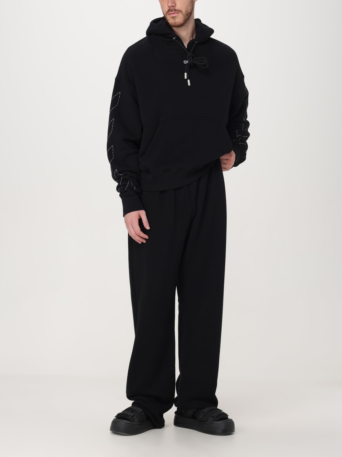 OFF-WHITE SWEATSHIRT: Sweatshirt men Off-white, Black - Img 2