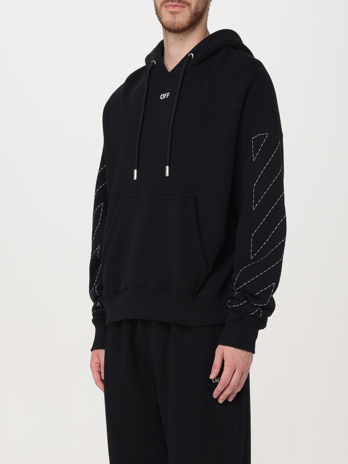 OFF-WHITE SWEATSHIRT: Sweatshirt men Off-white, Black - Img 4