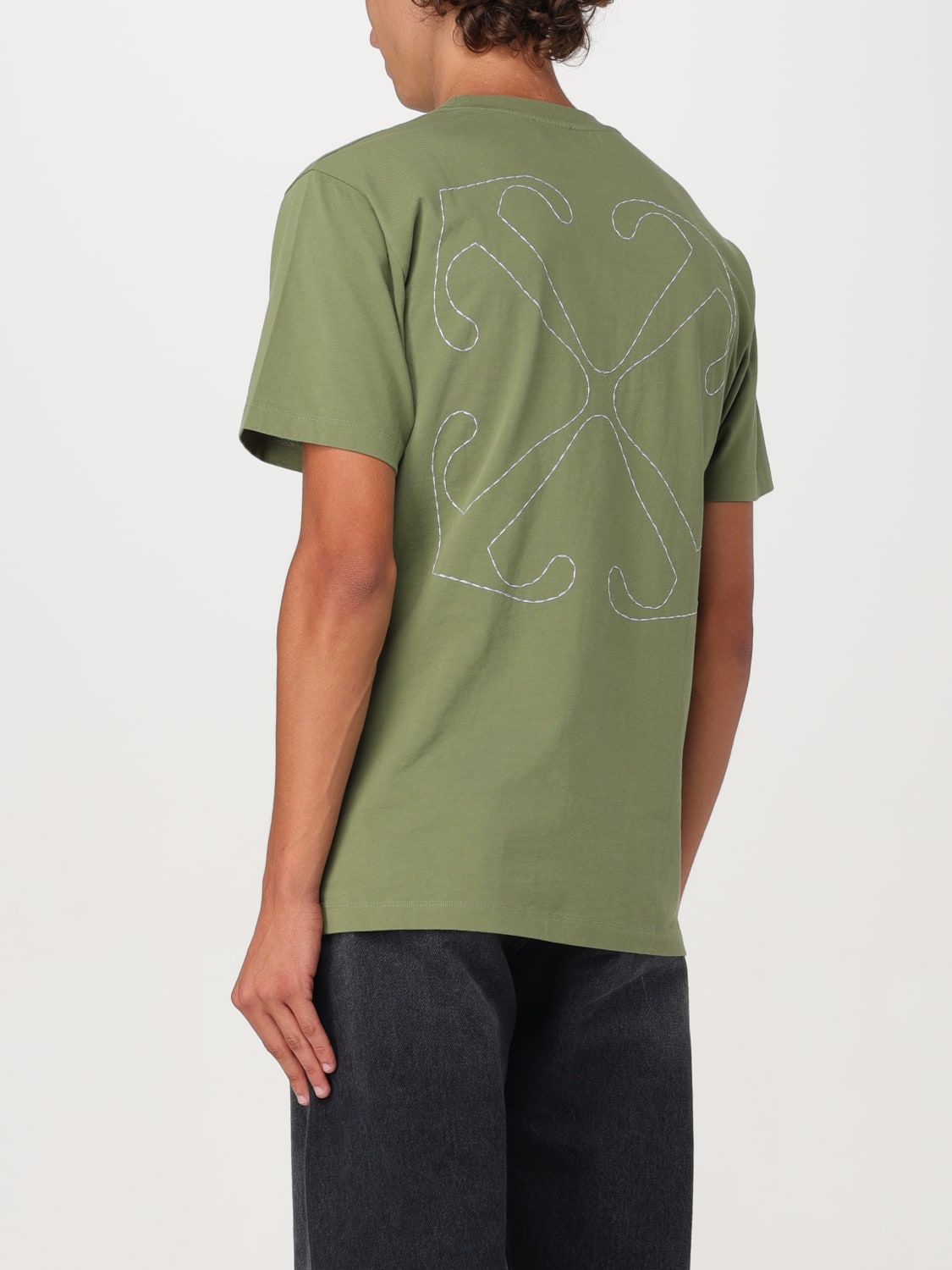 OFF-WHITE T-SHIRT: T-shirt men Off-white, Green - Img 2