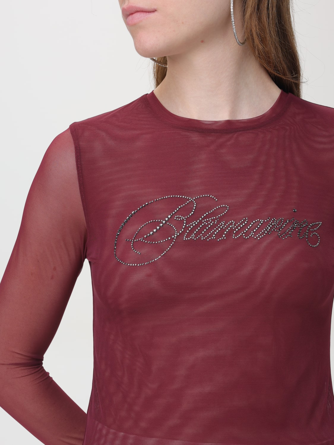 BLUMARINE 탑: 탑 여성 Blumarine, 버건디 - Img 5