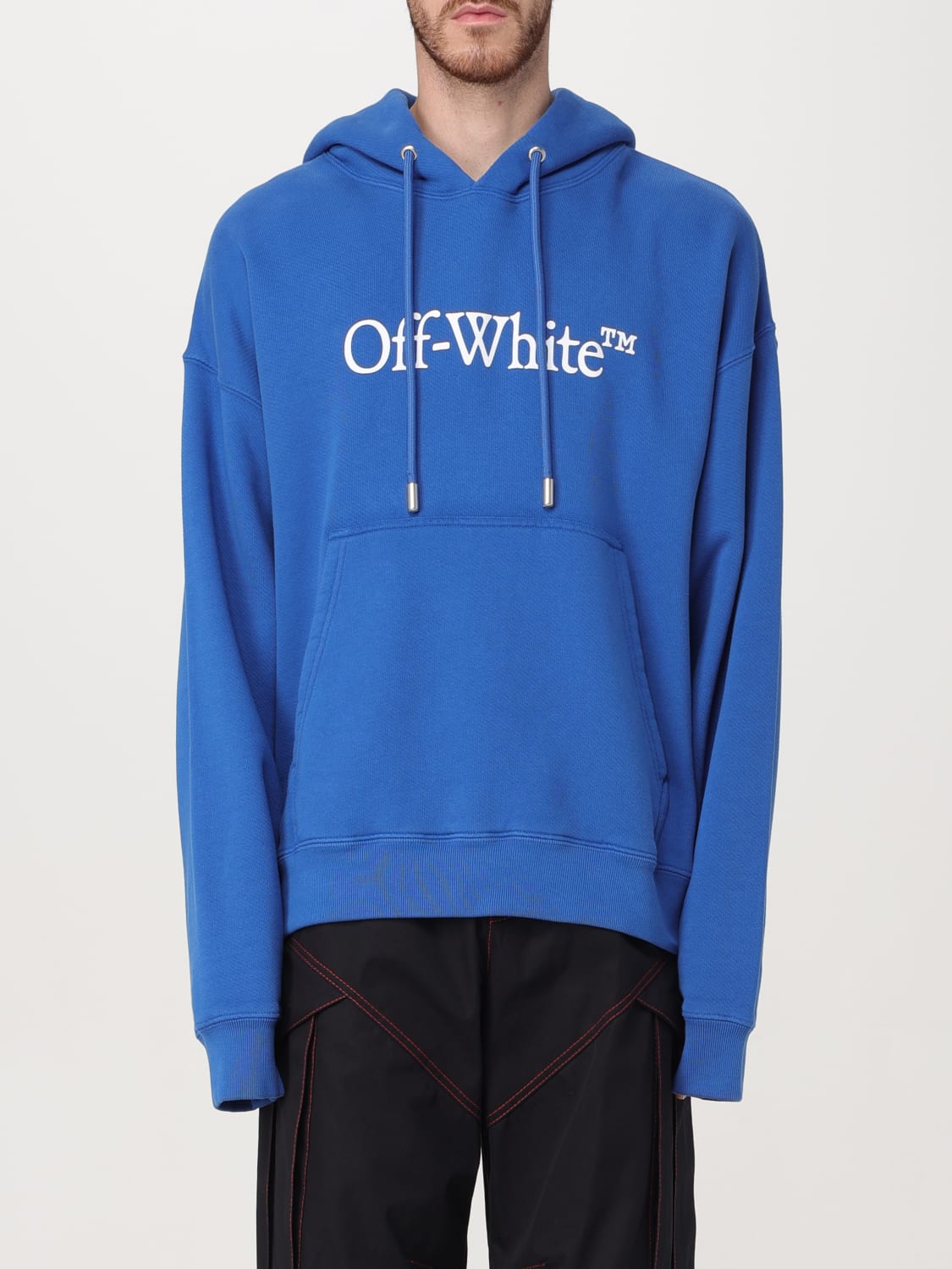 OFF-WHITE SWEATSHIRT: Sweatshirt men Off-white, Blue - Img 1