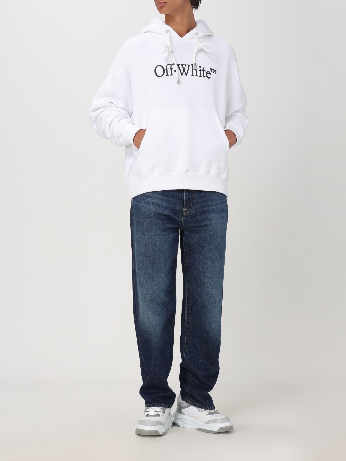 OFF-WHITE SWEATSHIRT: Sweatshirt men Off-white, White - Img 2