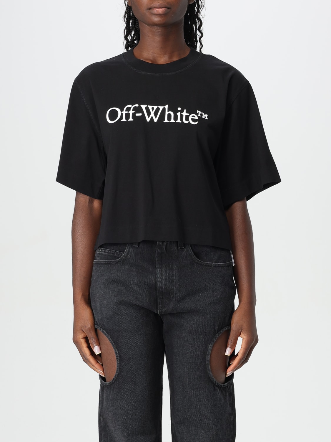 OFF-WHITE T-SHIRT: T-shirt woman Off-white, Black - Img 1