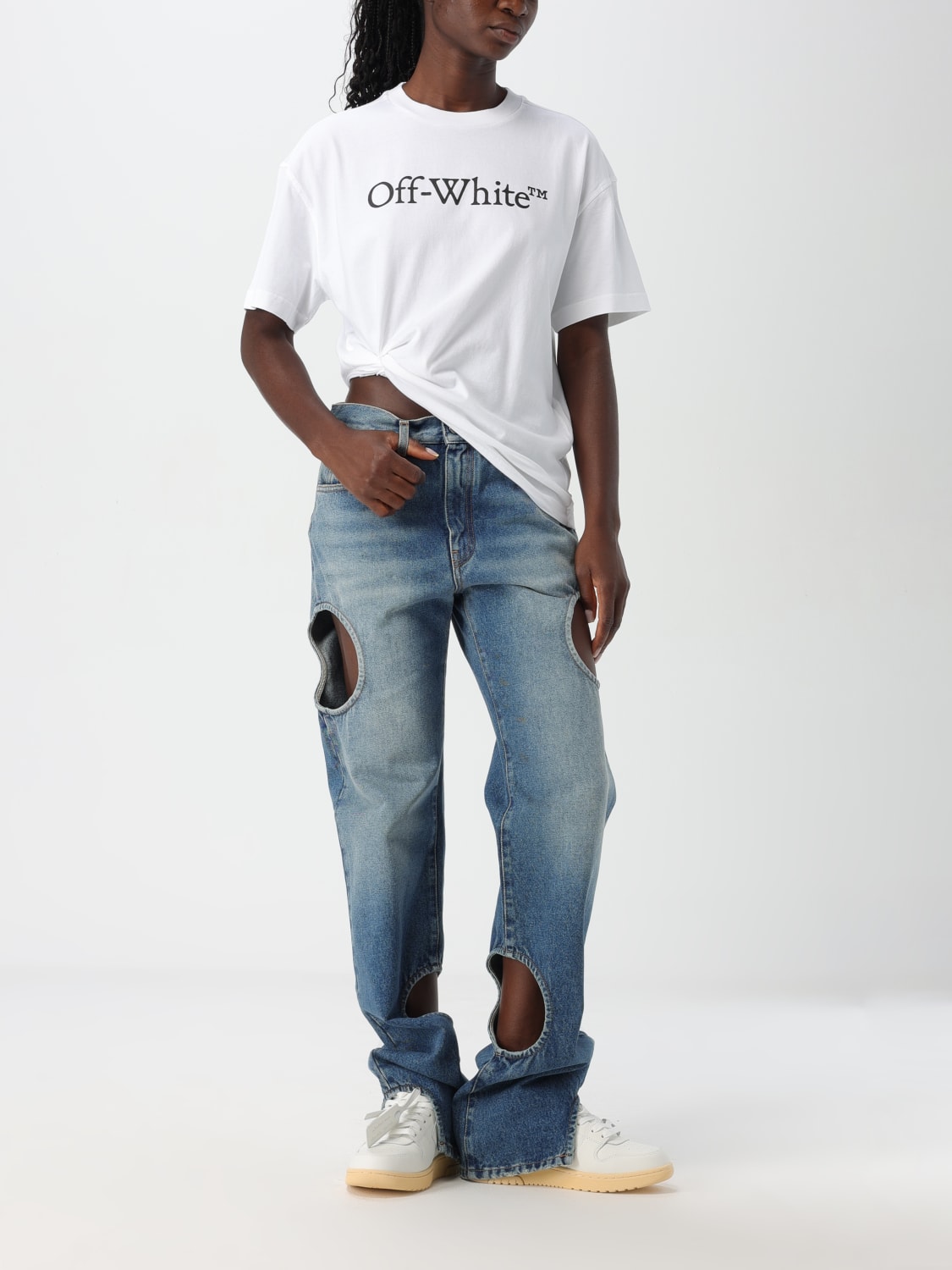 OFF-WHITE T-SHIRT: T-shirt woman Off-white, Black - Img 2