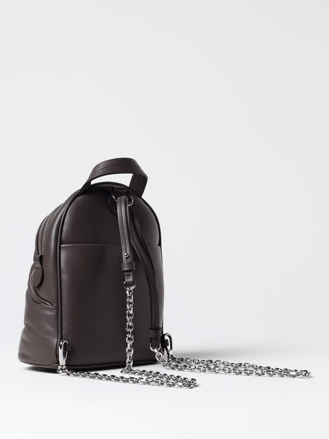 MAISON MARGIELA ZAINO: Zaino Glam Slam Maison Margiela in nappa capitonnè , Grigio - Img 3