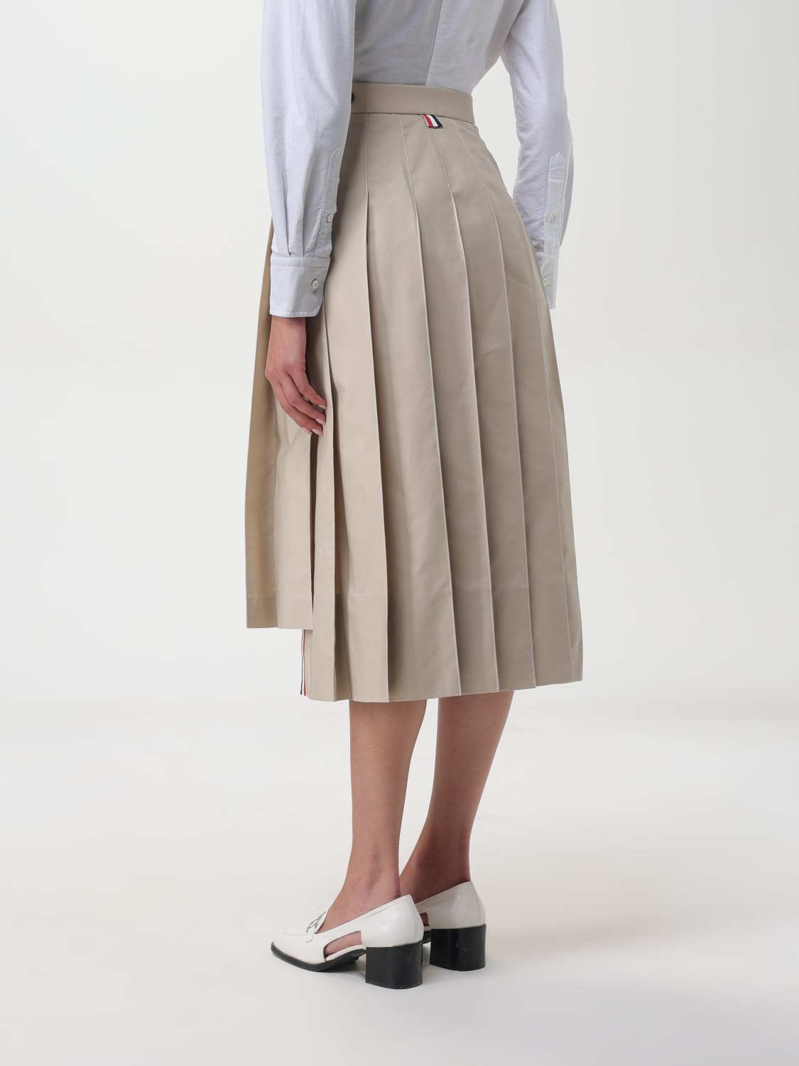 THOM BROWNE SKIRT: Skirt woman Thom Browne, Kaki - Img 3