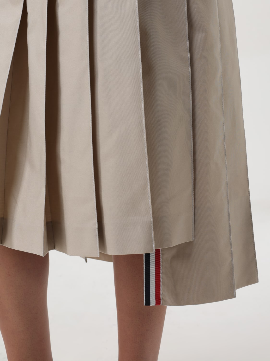 THOM BROWNE SKIRT: Skirt woman Thom Browne, Kaki - Img 5