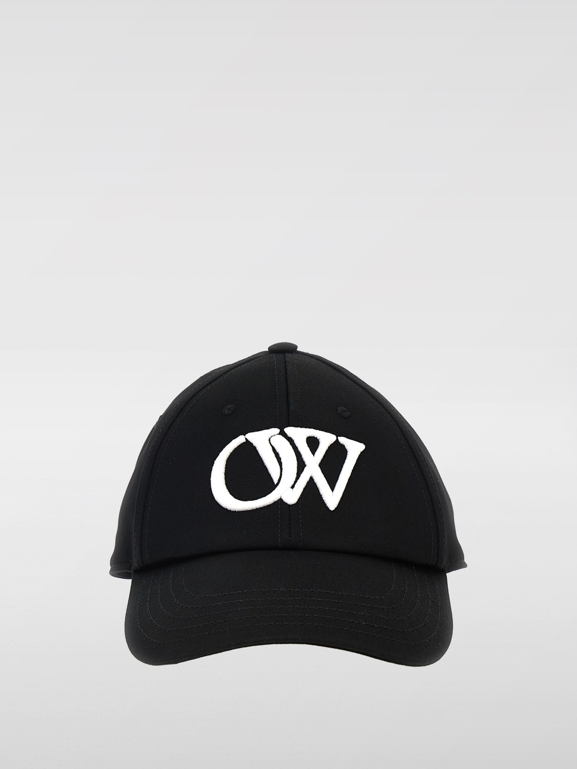 Giglio Cappello Off-White in cotone con logo