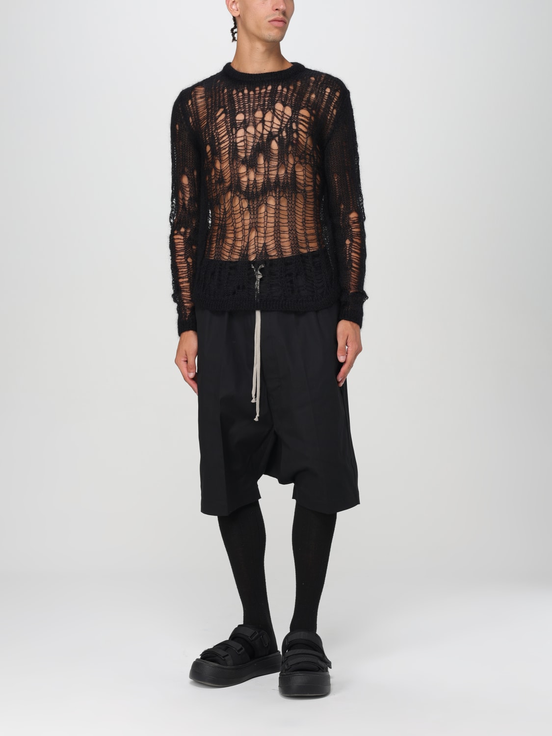RICK OWENS: Short men - Black | Rick Owens short RU02D6384TE RICK OWENS: Short men - Black | Rick Owens short RU02D6384TE