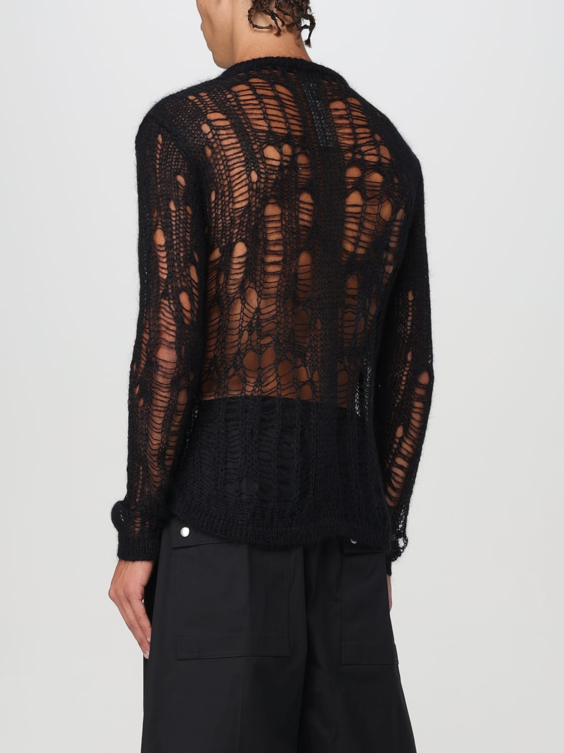 RICK OWENS SWEATER: Cardigan men Rick Owens, Black - Img 3