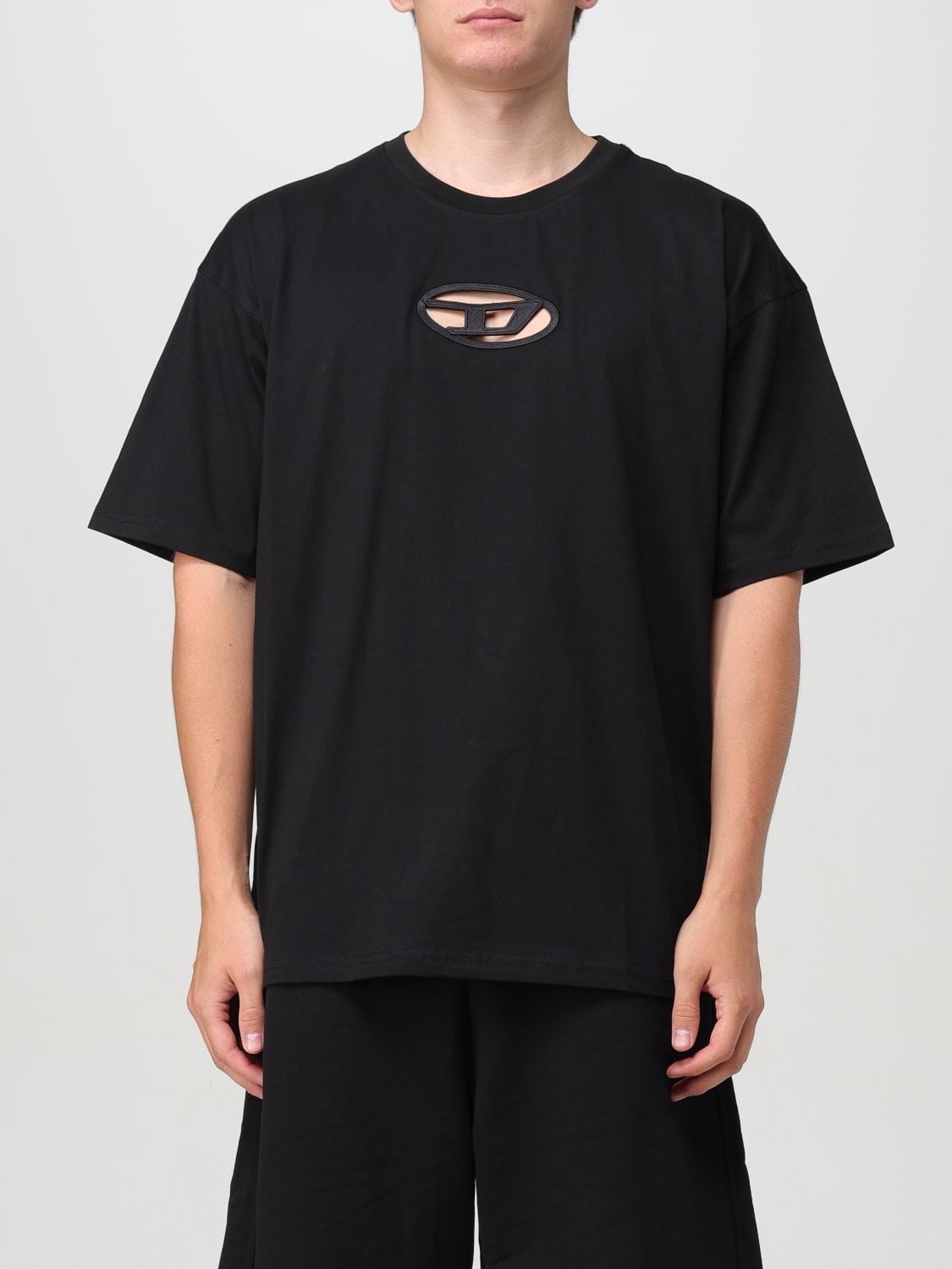 DIESEL T-SHIRT: T-shirt men Diesel, Black - Img 1