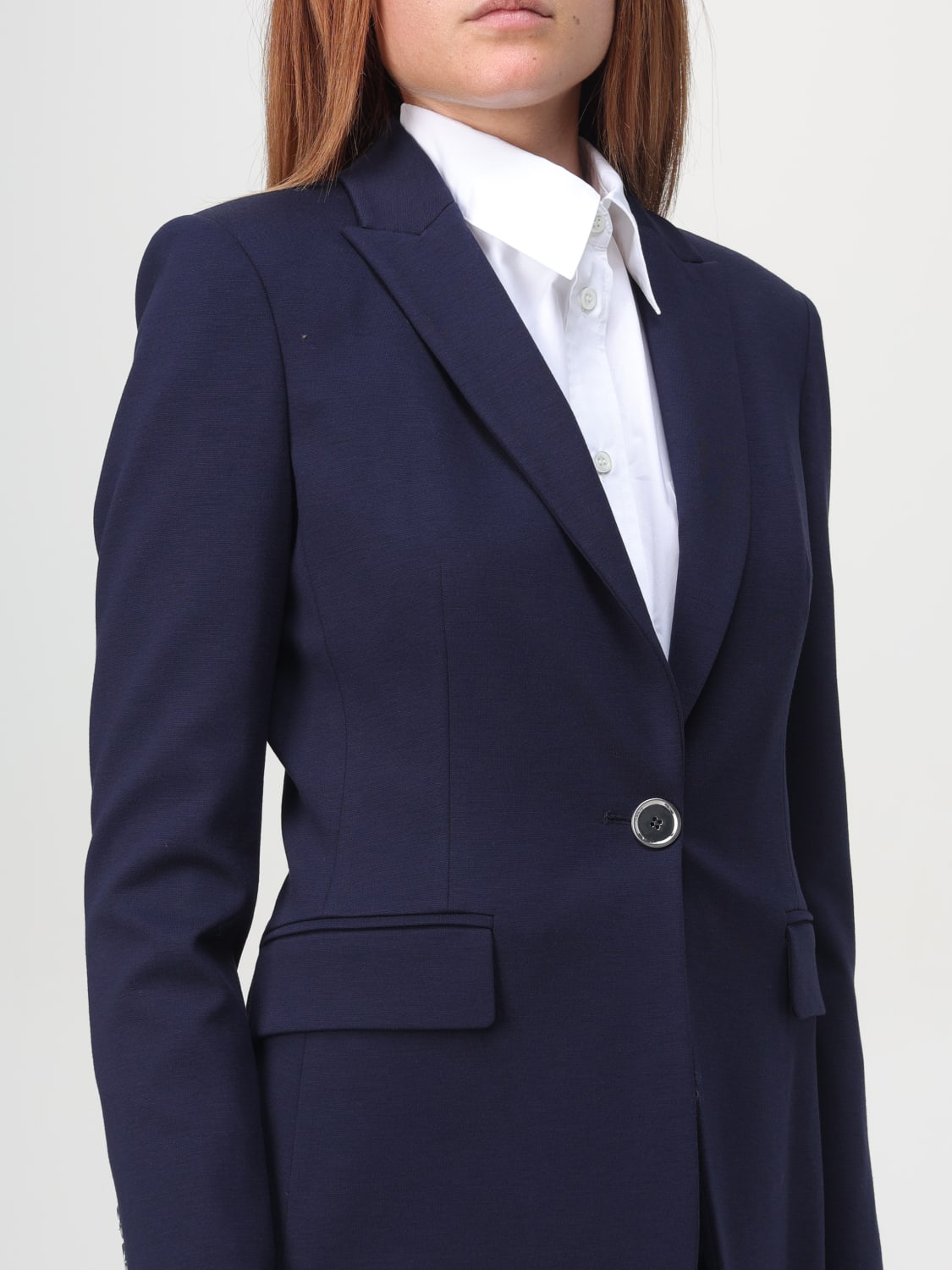 PINKO BLAZER: Blazer woman Pinko, Blue - Img 3