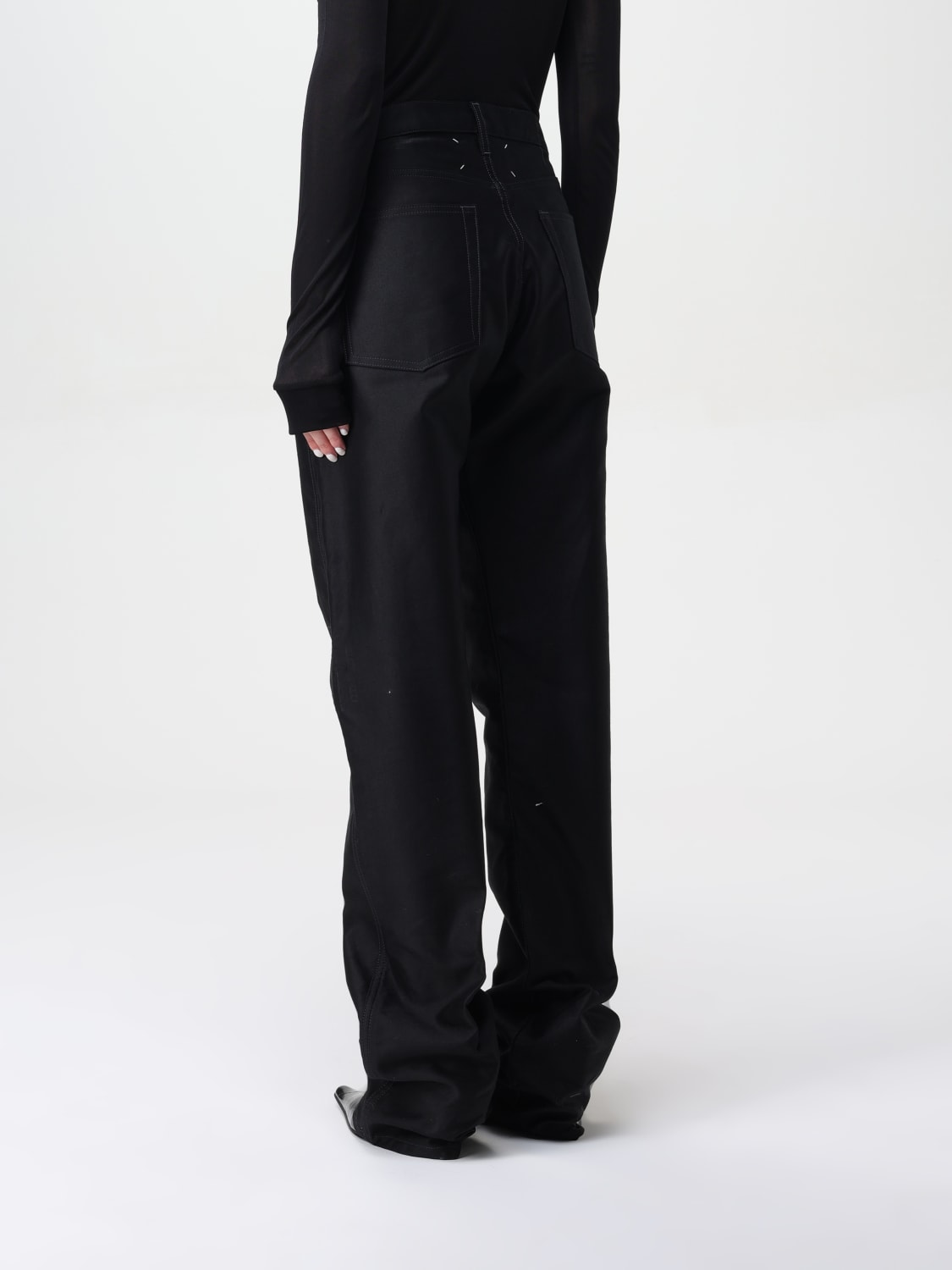 MAISON MARGIELA PANTS: Pants woman Maison Margiela, Black - Img 3