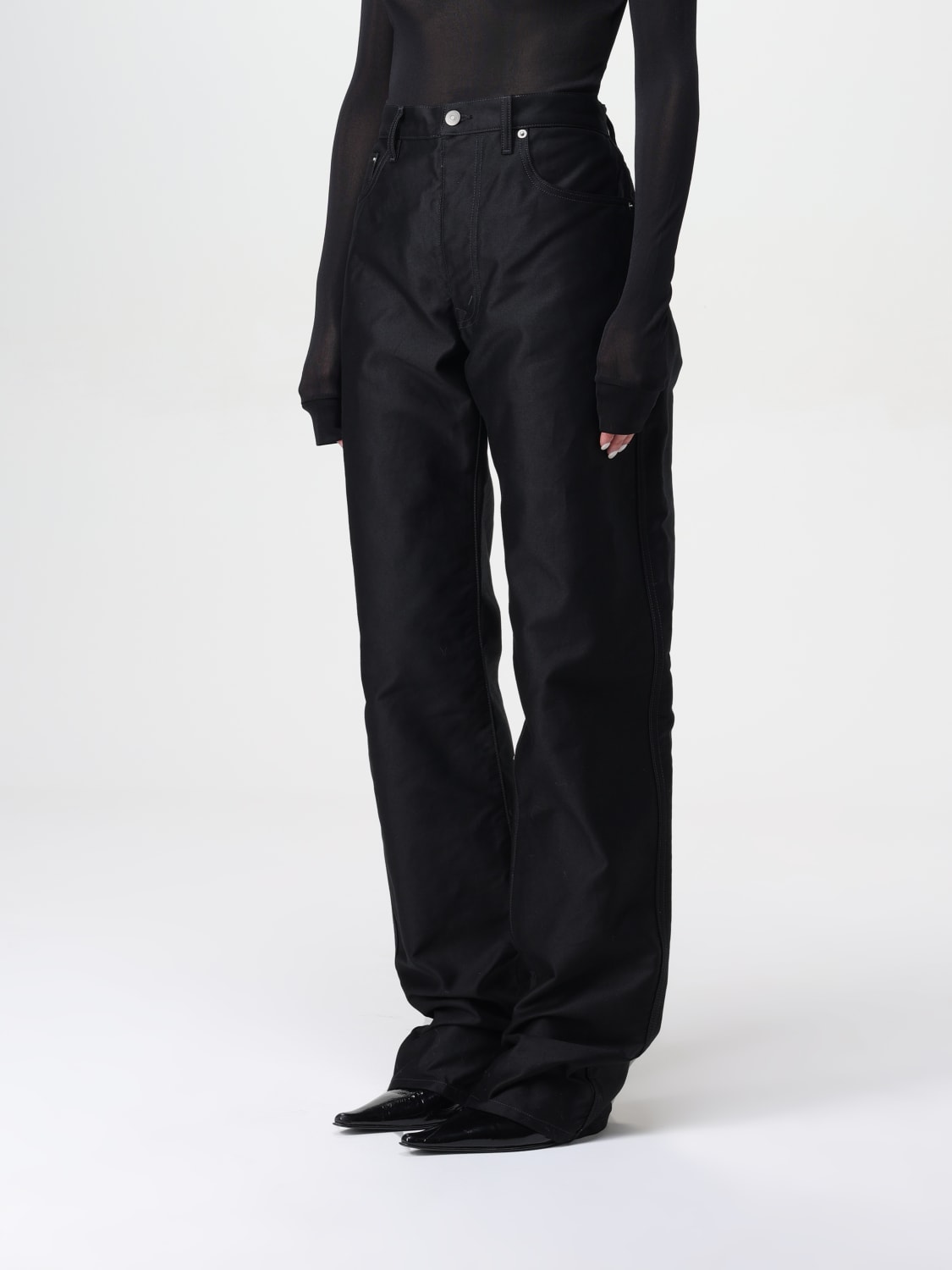 MAISON MARGIELA PANTS: Pants woman Maison Margiela, Black - Img 4