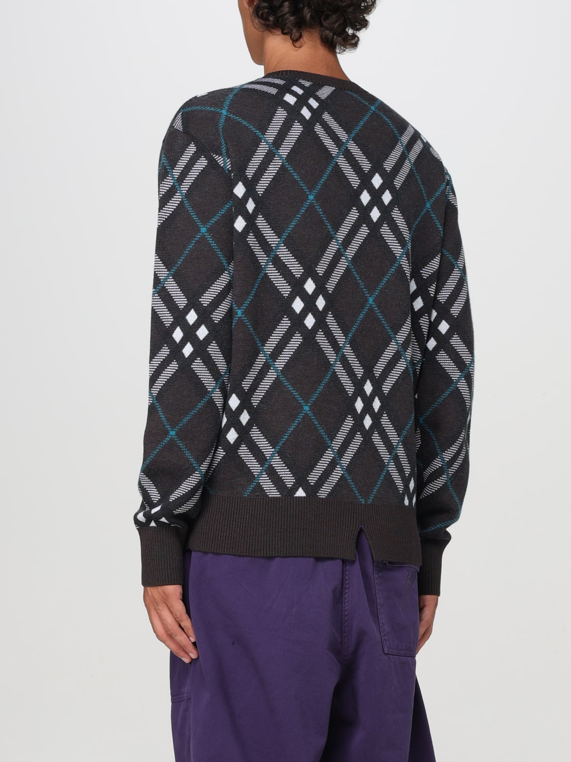 BURBERRY SWEATER: Sweater men Burberry, Black - Img 3