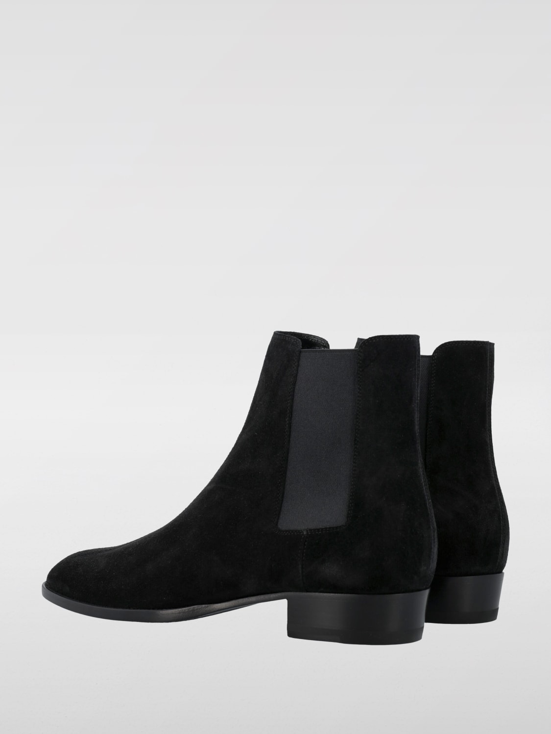 SAINT LAURENT FLACHE STIEFELETTEN: Flache schuhe damen Saint Laurent, Schwarz - Img 3