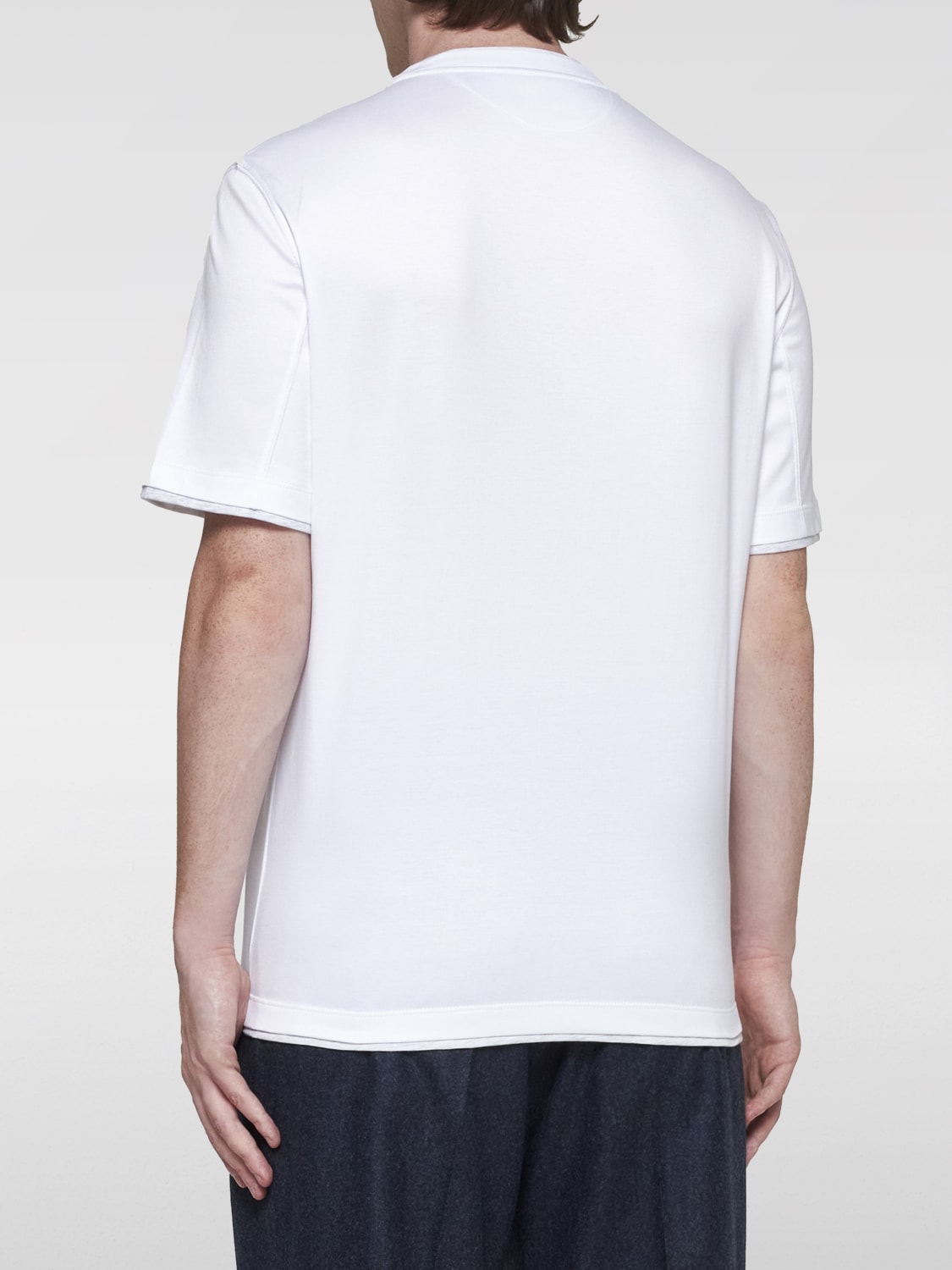 BRUNELLO CUCINELLI T-SHIRT: T-shirt men Brunello Cucinelli, White - Img 2