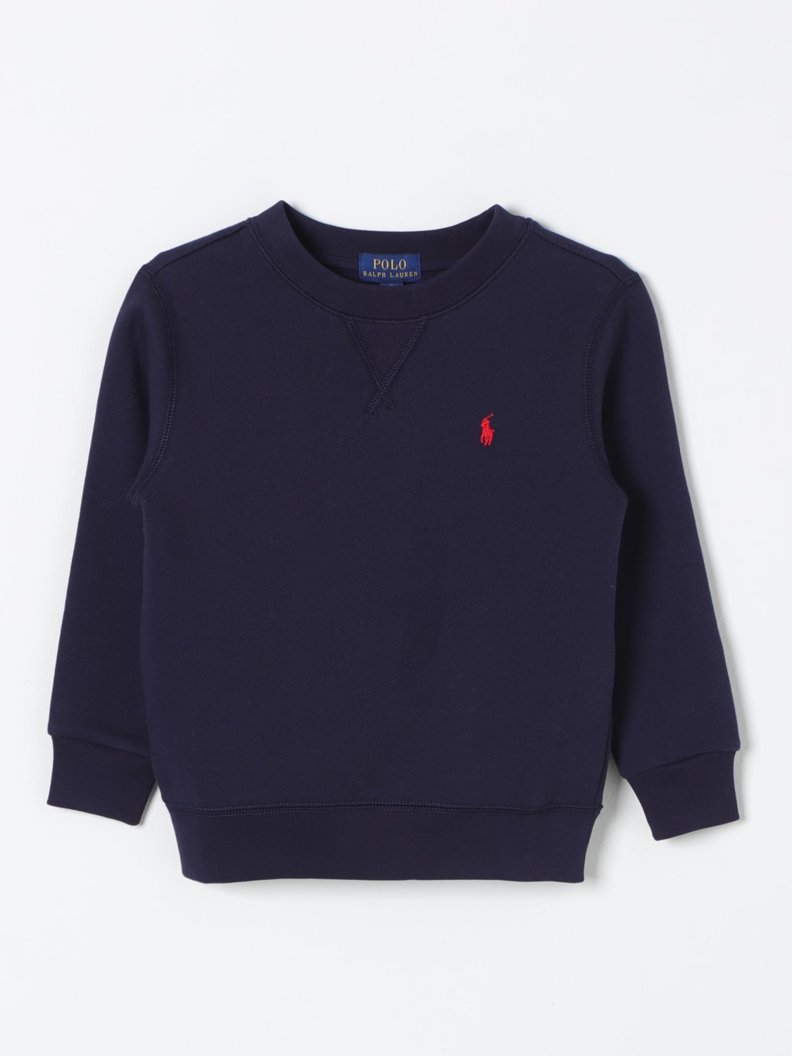 POLO RALPH LAUREN SWEATER: Sweater kids Polo Ralph Lauren, Navy - Img 1