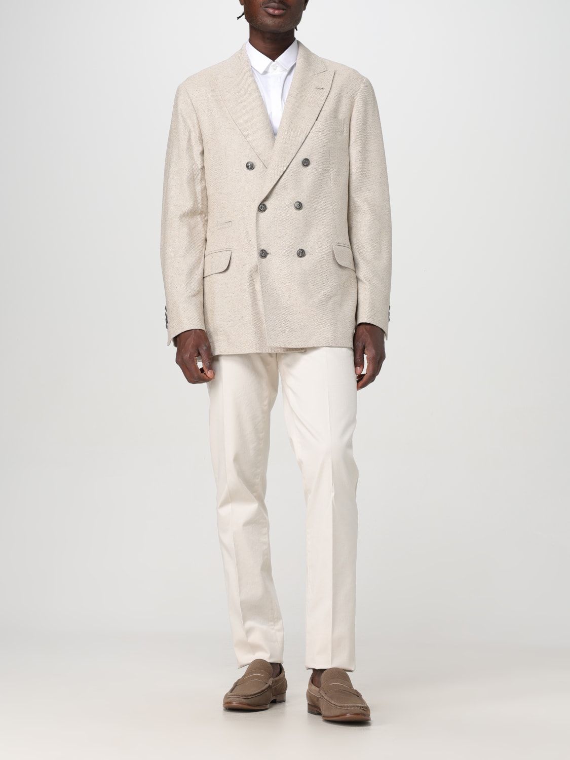 BRUNELLO CUCINELLI BLAZER: Blazer men Brunello Cucinelli, Beige - Img 2