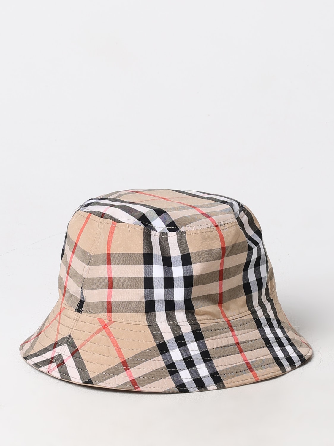 BURBERRY HAT: Hat kids Burberry, Beige - Img 2