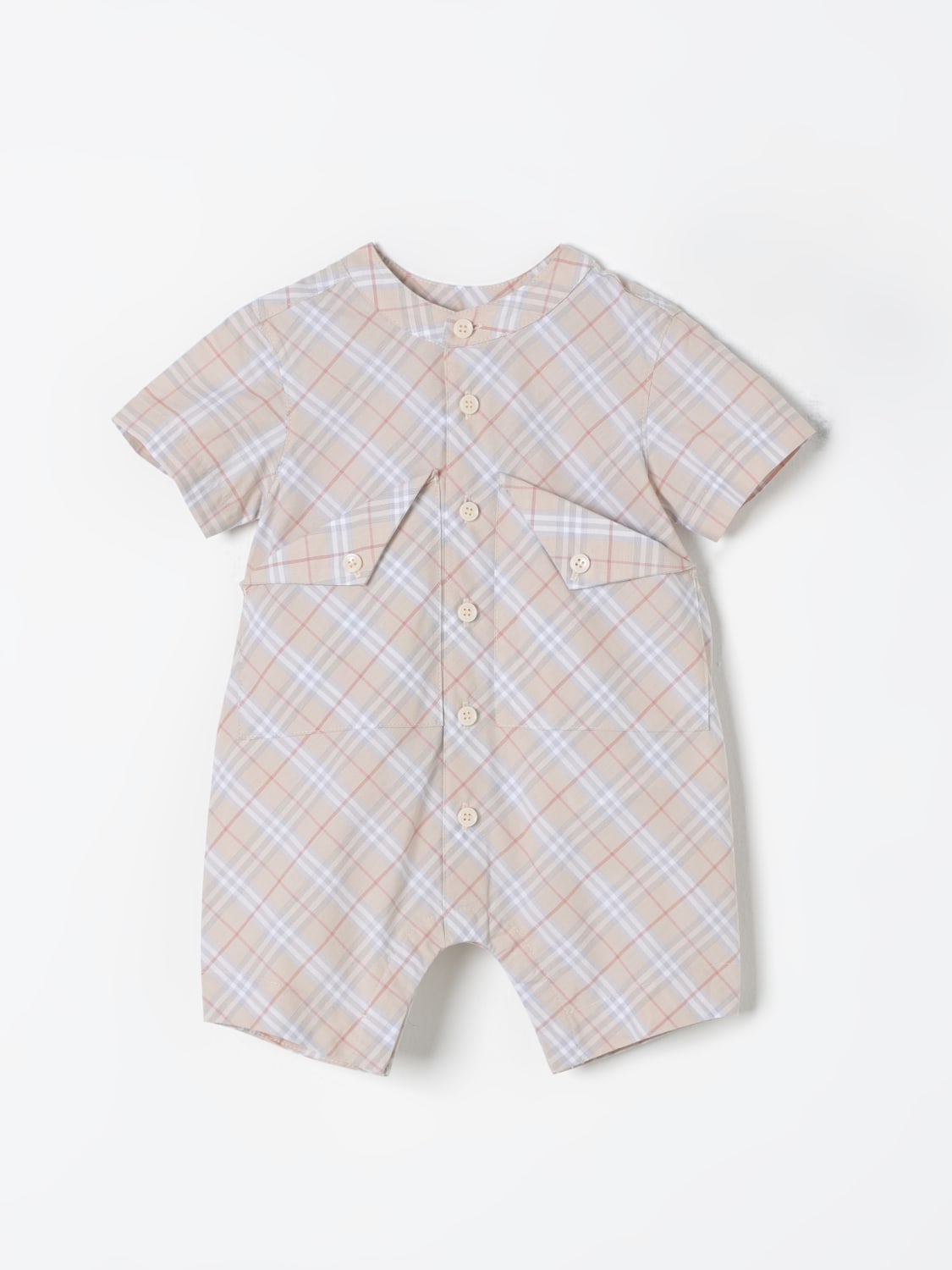 BURBERRY TRACKSUITS: Tracksuits kids Burberry, Beige - Img 1