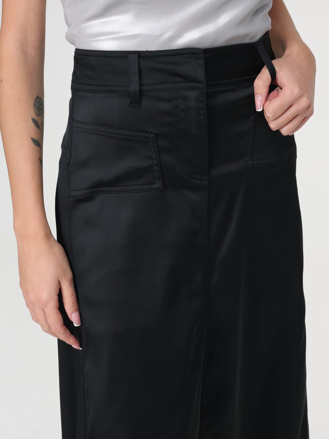 DIESEL SKIRT: Skirt woman Diesel, Black - Img 3