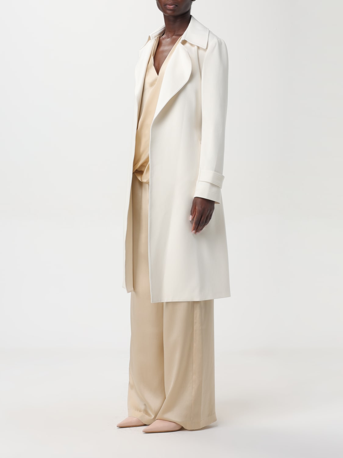 Theory Outlet: Coat woman - White | Theory coat J0709411