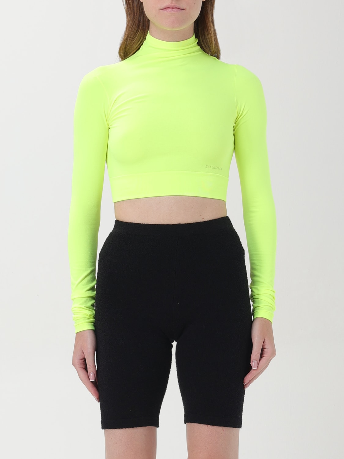 Giglio Top Balenciaga cropped in lycra