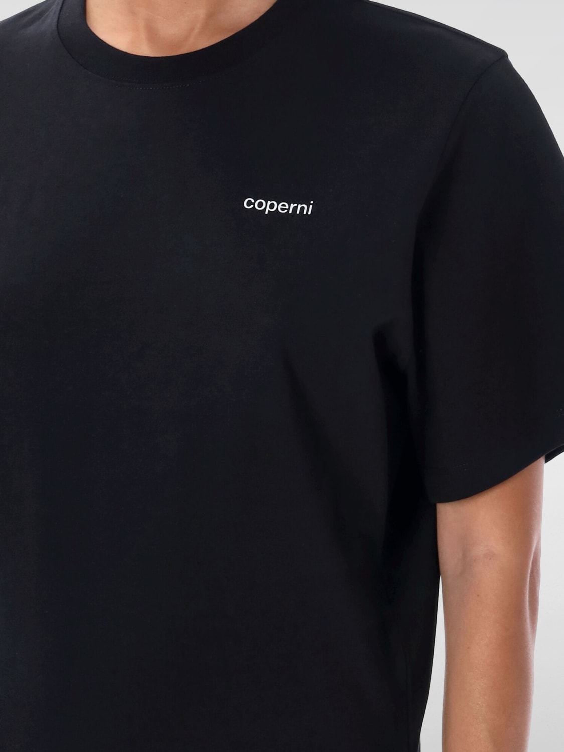 COPERNI T-SHIRT: T-shirt Coperni in cotone , Nero - Img 3