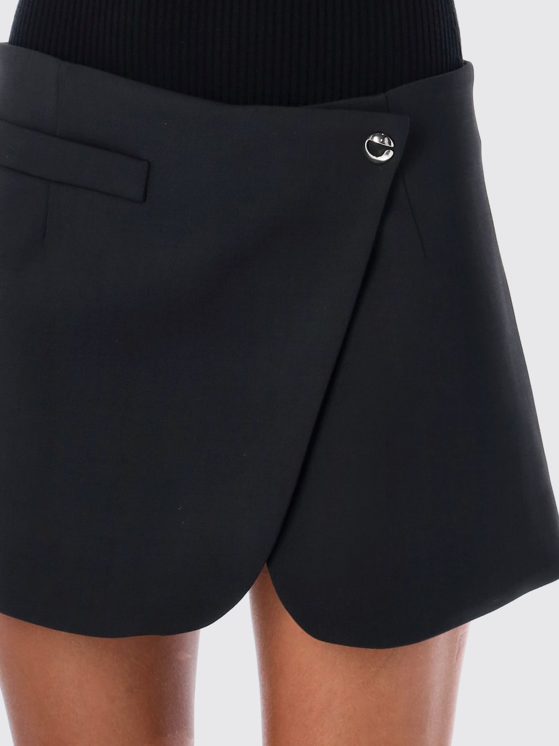 COPERNI: Skirt woman - Black | Coperni skirt COPJ24111