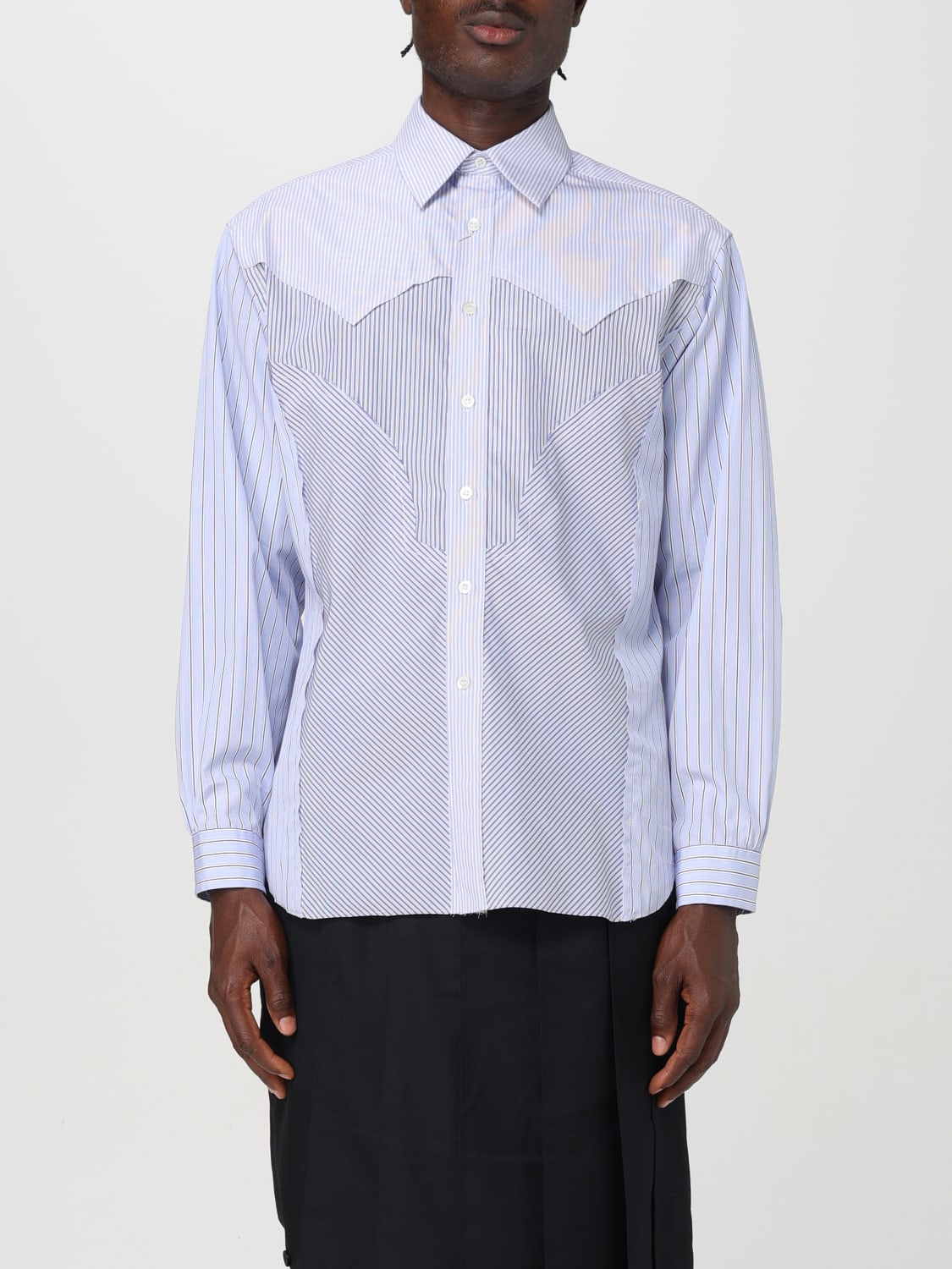 MAISON MARGIELA SHIRT: Shirt men Maison Margiela, Blue - Img 1